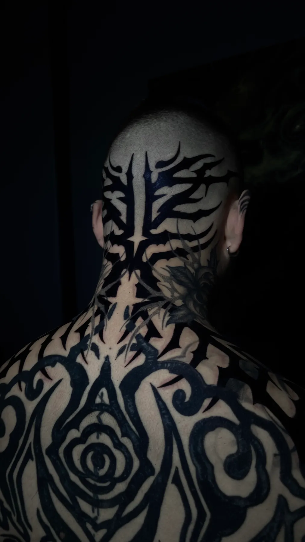 Freehand Neck — tatuaje Neotribal de Nillattt, foto 2