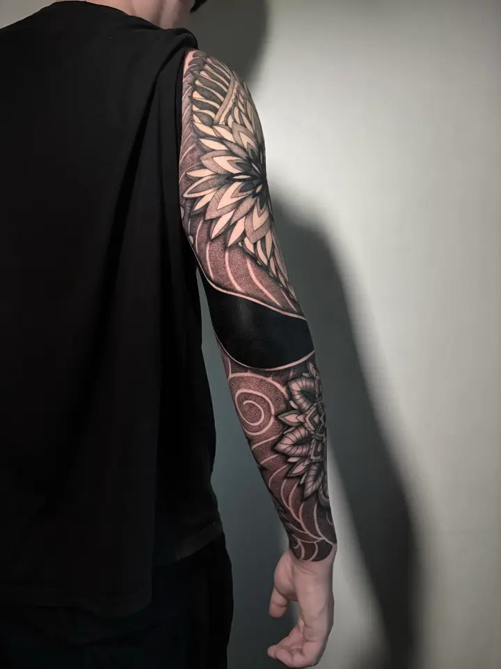 Mandala Sleeve — Ornamental tattoo by Nillattt, photo 1