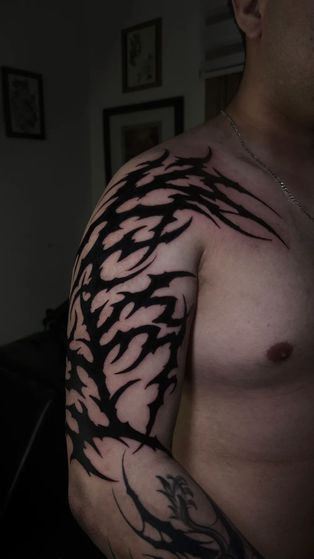 Freehand Spike Arm — Neotribal tattoo by Nillattt, photo 1