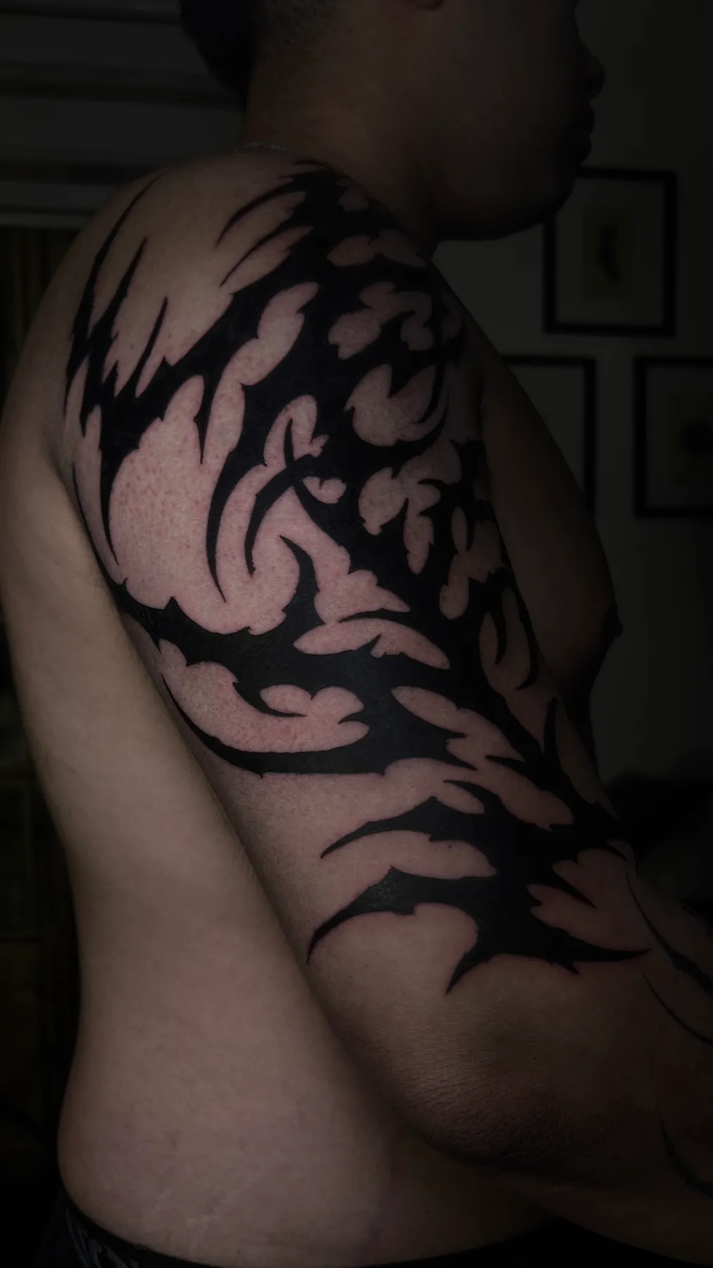 Freehand Spike Arm — Neotribal tattoo by Nillattt, photo 2