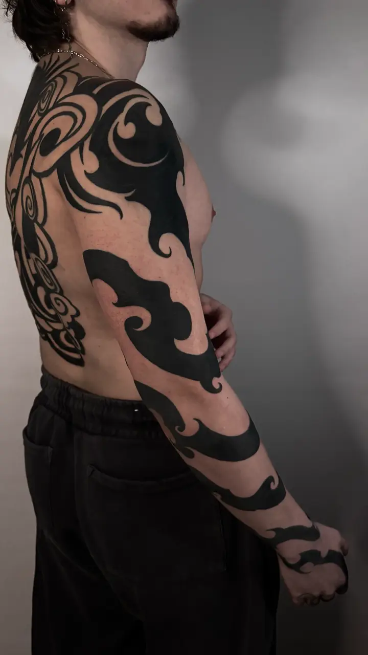 Neotribal Dragon Tail — Neotribal tattoo by Nillattt, photo 1