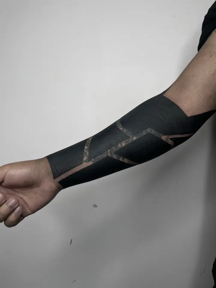 Patch Blackout — Blackout tattoo by Nillattt, photo 1