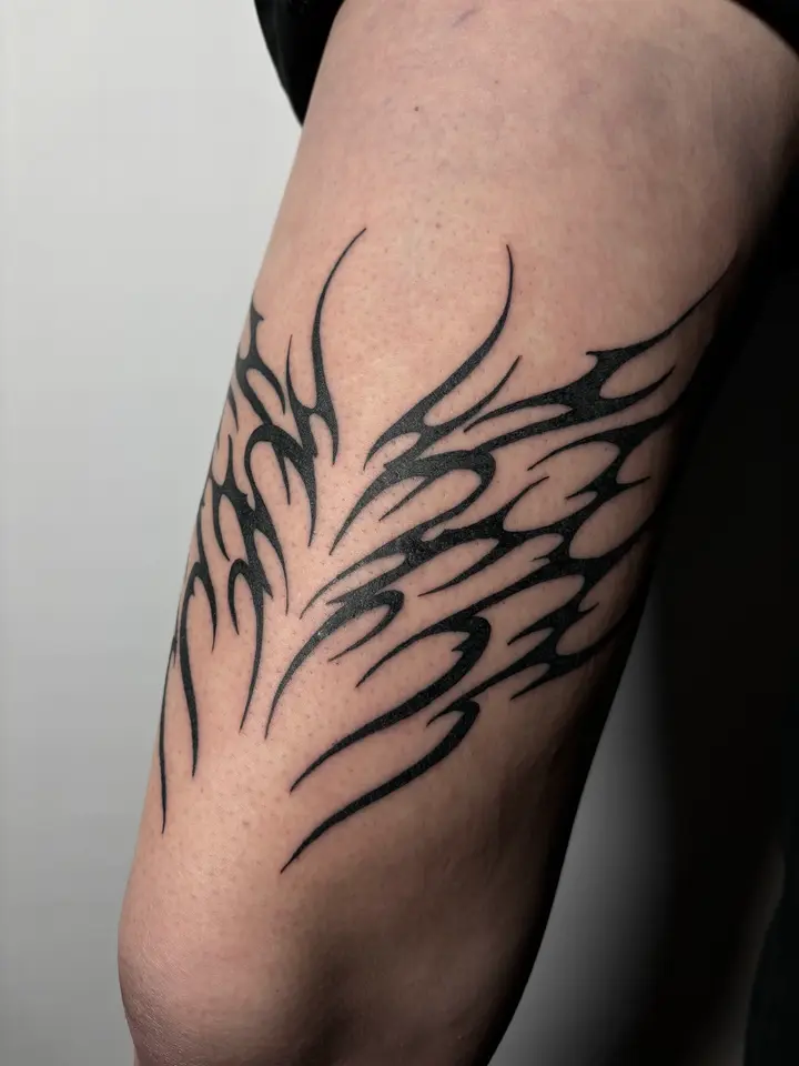 Cyber Heart — Neotribal tattoo by Nillattt, photo 1